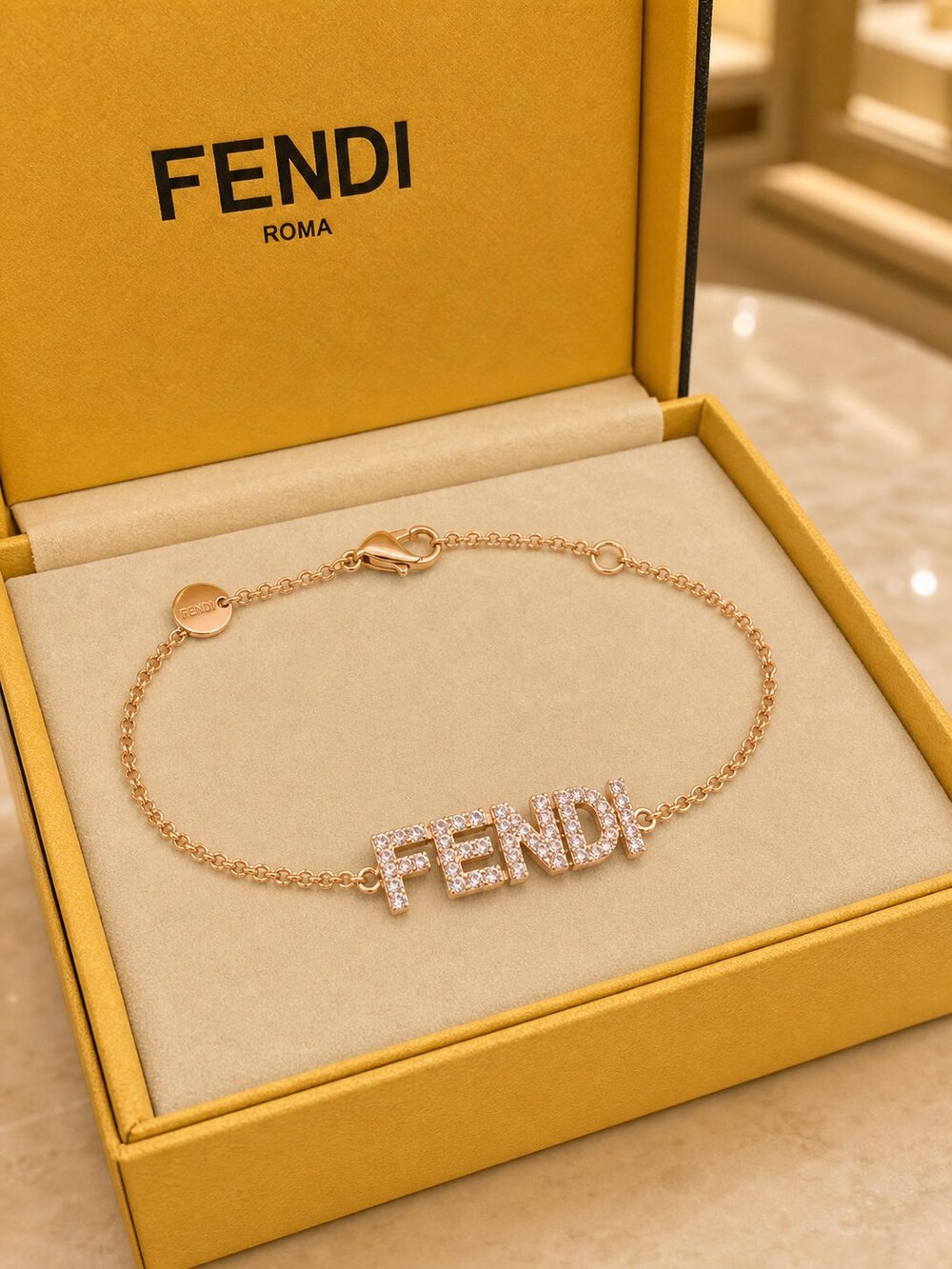 Fendi Modern Designer Bracelet Style 7 | New with Box - Picture 5 of 9
